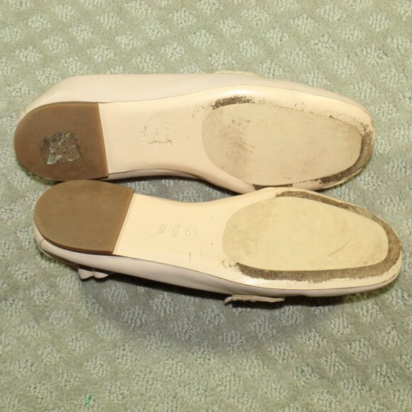 AGL Sheryl Women's 9 / 39.5 Pale Pink Soft Leather Round Toe Moccasin Flats - Picture 6 of 6